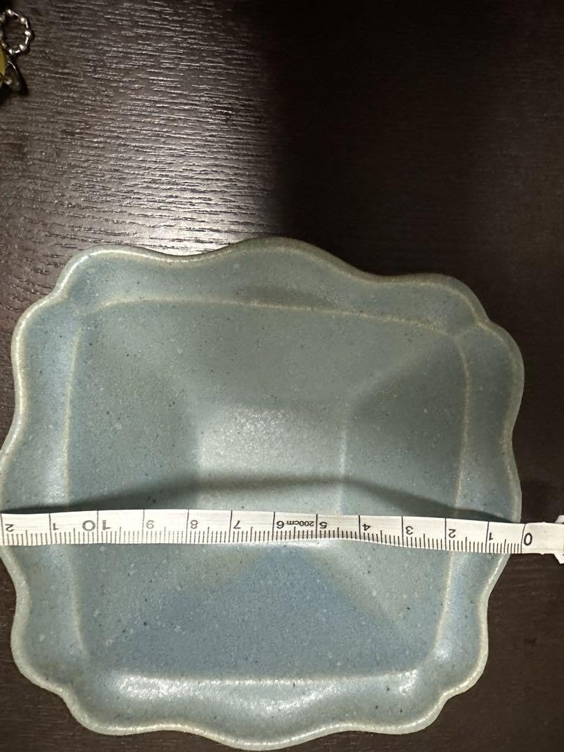 Amazon.co.jp: 2個セット よしざわ窯 ブルーグレー 西洋正方鉢